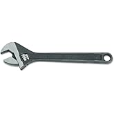 Proto Stanley J708SL Clik-Stop Adj Wrench 8 Inch, Black