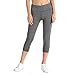 YIDAINLINE Women's Yoga Capris Pants Tummy Control Workout Running Yoga Capris Leggings(X-Large,Light Gray)
