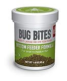Fluval A6586 Bug Bites Bottom Feeder Granules 1.59 oz, Small to Medium Fish