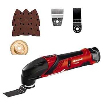 Einhell Akku-Multifunktionswerkzeug TE-MG 12 Li (12 V, 10.000-34.000 1/min Schwingzahl, inkl. Werkzeugset, 1h-Schnellladegerä