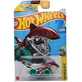 Hot Wheels Shark Bite Maroon HW Mega Bite 3/5 Die-Cast Car Model