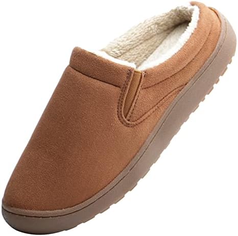 Memory Foam Slippers Warm Fleece Lining 