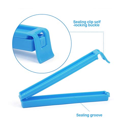 38 Pcs Food Sealing Clips Multi-colors Plastic Sealing Clip Fresh-Keeping Clamp Sealer for Food and Snack Bag,4 Size