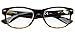 Eyekepper Classic 80's Reading Glasses for Women 5 Pairs Readers Include Reading Sunglasses +1.75