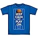 "Keep Calm and Play On" Basketball Youth Tee Shirt