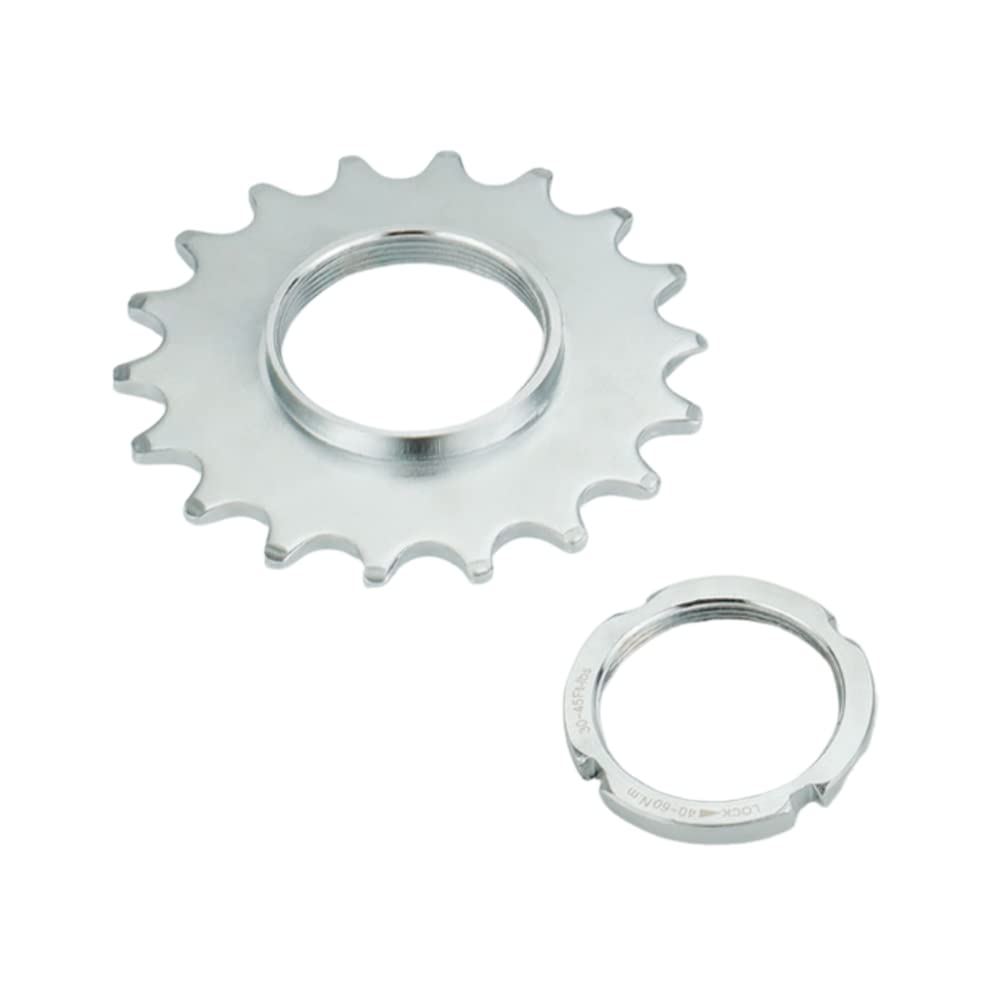 Baceyong Single Speed Bike Freewheel, Single Speed Bike Freewheel Suitable for Bikes with Real Dead Fly Hubs