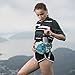 ErgaLogik Day Trekker - Hiking Waist Pack with Water Bottle (Not Included) Holder - Fanny Pack - Dog Walking - Running Belt Bag Pouch Fanny Pack for Hiking Running Cycling Camping Travel (Aqua Blue)