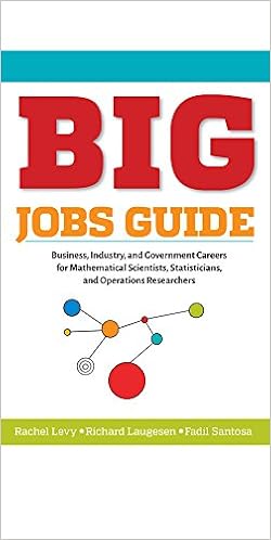 Careers Internships Mathematics Department