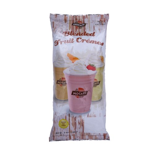 MOCAFE Blended Fruit Cremes Strawberry, 3-Pound Bag Instant Smoothie Mix, Coffee House Style Blended Drink Used in Coffee Shops - Thumbnail 5