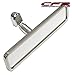 Compatible/Replacement for Chevy/Ford/Mopar Polished Aluminum Rear View Mirror - Ball Milled