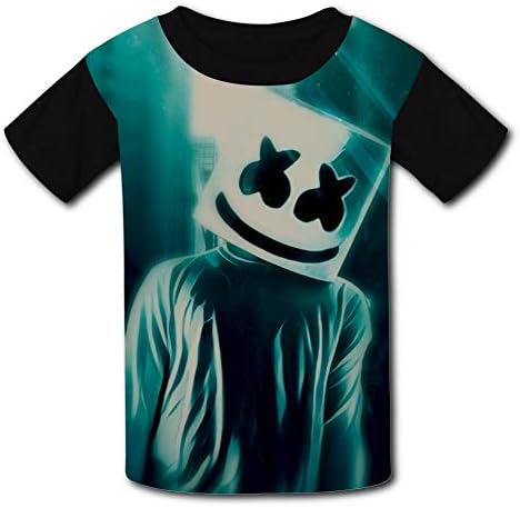 Kids Summer 3D T Shirts Marsh-Mello Short Sleeve Tops Tees