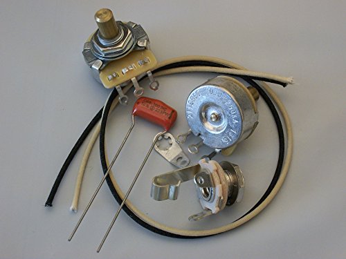 US Spec Wiring Harness Kit For Precision Bass CTS Pots NOS .068uf 225P Orange Drop Cap