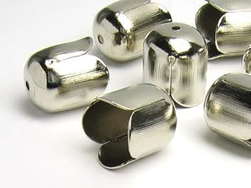 WHOLESALE LOTS 1,5 Mm Loch Crimp Endkappen Für Ketten, Schnüre