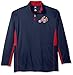 MLB Big and Tall Men's Long Sleeved Quarter Zip Poly Jersey with Logo Embroided