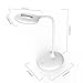 MAXOAK Dimmable Desk Lamp Kids Eye Care LED Table Lamp (Adjustable Gooseneck,Touch Sensitive Control,Lithium-ion Battery, USB Charging) for Home,Office,Bedroom,Reading,Studying,Working -White