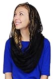 Infinity Scarf Mantilla - Catholic Chapel Veil (Black)