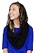 Infinity Scarf Mantilla - Catholic Chapel Veil (Black)