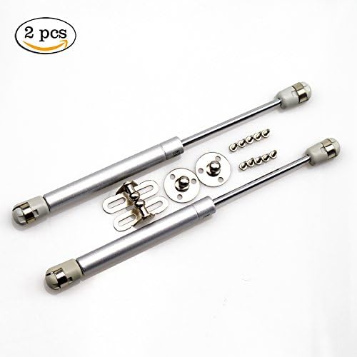 2 X Gas Strut Lid Stay Support Kitchen Cabinet Door/toy Box Hinge, 100N