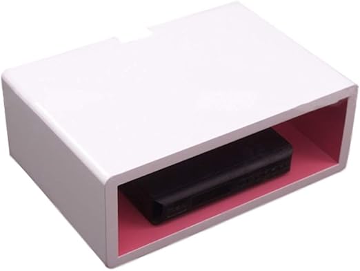 Wall Mounted rosa Estantes Set Top Box Router DVD TV por cable Caja Caja de Ministerio