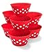 Maubi Creations 12 Pack Polka Dot Reusable Silicone Cupcake Baking Molds primary
