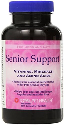 Total Pet Health Dog and Cat Senior Support Chewable Tablet, 60-Pack