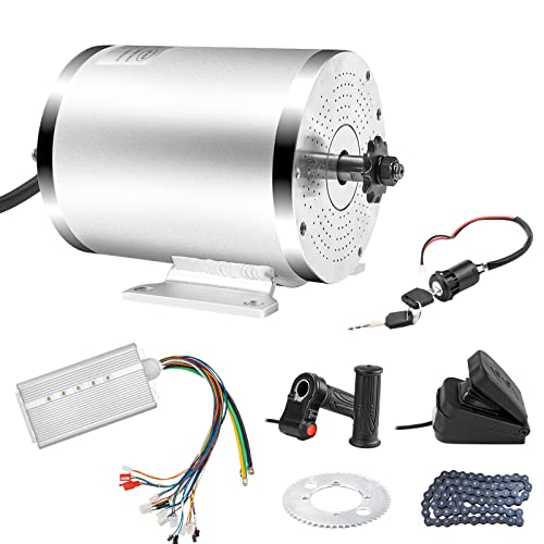 Electric Brushless DC Motor Kit 72V 3000W 4900RPM High Speed