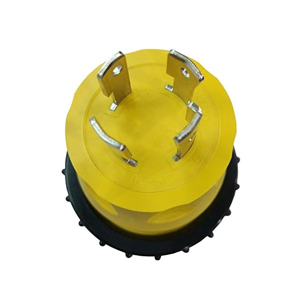 Parkworld-885316-Adapter-Generator-30A-L14-30P-male-to-RV-Shore-Power-30A-L5-30R-female-with-locking-ring Parkworld-885316-Adapter-Generator-30A-L14-30P-male-to-RV-Shore-Power-30A-L5-30R-female-with-locking-ring