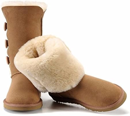 Slinny Women Snow Boots Short Leather Shoes Boot Black Chestnut Gray Women Fur Snow Boots Size Us 4-13 01 8