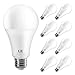 LE 100W Equivalent LED Light Bulbs, 13W 1200 Lumens 2700K Soft Warm White, Non Dimmable, E26 Medium Base, A21 Type A Big Bulb, 15000 Hour Lifetime, Pack of 8