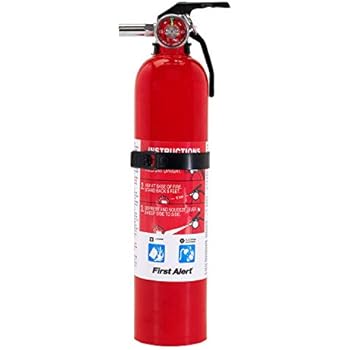 First Alert Fire Extinguisher Garage Fire Extinguisher Red Garage10 Fe10gr