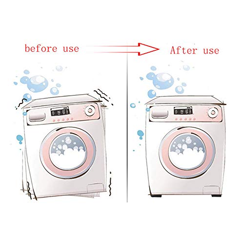 OSOF 8Pcs/Pack Multifunctional Anti-Vibration and Anti-Walk Pads Washing Machine Foot Pads Dryer Refrigerator Floor Protector, Ideal for Vibration Reduction and Shock Absorber Non-Slip