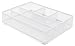 EasyPAG Mesh 3 Slot Collection Desk Drawer Organizer Accessories Tray,White