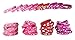 AISENO Valentine’s Day Heart Bracelets Rubber Wristbands Party Favors Supplies Gifts Party Decorations - 36Pieces