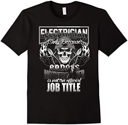 Men's Electrician only because... XL Black