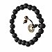 Clearance,Wood Beads Elastic Bracelet, Cat Eye Jewels Tibetan Buddhist Black Mala Beads Prayer Tiger Eye Beads Charm Bracelets H46