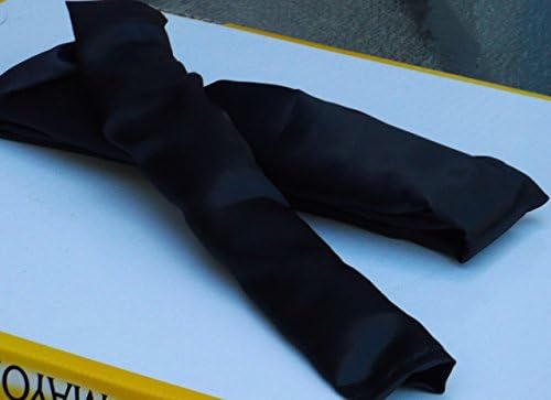 Black Satin Fabric Cord Cover Handmade Variety of Lengths Available