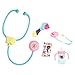 NEW! Disney Junior Doc Mcstuffins - GET BETTER BABY CECE DOLL - 6 Pieces. Light & Sound Stethoscope. Tools To Take Care of Cece.