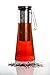 Airtight Cold Brew Coffee Maker - Glass Iced Coffee Brewer - Large Tea Brewing Pitcher - 1.2L (40 oz) Carafe with Seal and Stainless Steel Filter
