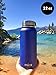 MIRA 40 Oz Stainless Steel Vacuum Insulated Wide Mouth Water Bottle | Thermos Flask Keeps Water Stay Cold for 24 Hours, Hot for 12 Hours | Double Walled Powder Coated Travel Flask | Blue