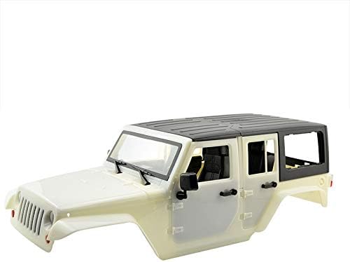 313mm Wheelbase 5Door RC Car Body Shell Plastic for 1/10 RC Car Jeep Wrangler Axial SCX10-II 90046/90047 TRX4 kit White