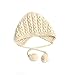 Verala Baby Toddler Knitted Crochet Pilot Cap Bonnet Winter Hat for Girls Boys (Beige)