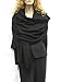 Silk-Scarf-Shawl-blanket-poncho-dress shawl-graduation stole-hair scarf-head wrap-mens scarf-keffiyeh-Pashmina-shrug-shemagh - Midnight Black