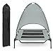 Best Choice Products Raised Mesh Cot Cooling Dog Bed, 48in, Gray, w/Removable Canopy Shade Tent, Travel Bag, Breathable Fabricthumb 4