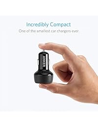 Anker PowerDrive 2 Elite cargador de auto de 24W ultra compacto con 2 puertos y tecnología PowerIQ para iPhone 7   6s   Plus, iPad Air 2   mini 3, Galaxy series S y Note, LG, Nexus, HTC y otros