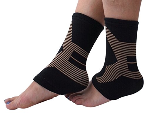 INTHERMAX COPPER and BAMBOO ANKLE SUPPORT - 1 PAIR
