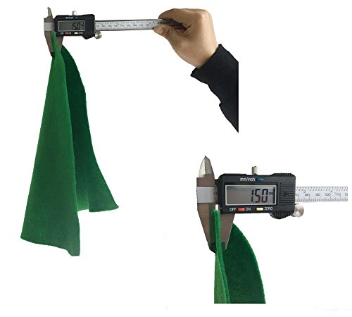 Misscrafts 42pcs 8"X8" 1.5mm Thick Soft Felt Nonwoven Fabric Sheet Pack DIY Craft Patchwork Sewing Square Assorted Colors with Thread Bag