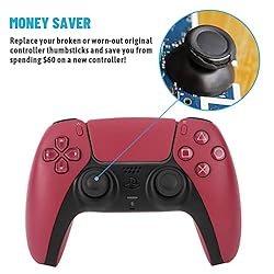TOMSIN Metal Buttons Replacement Kit for PS5