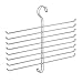 iDesign Steel 8-Rod Spine Hanging Closet Organizer, The Classico Collection - 12.6