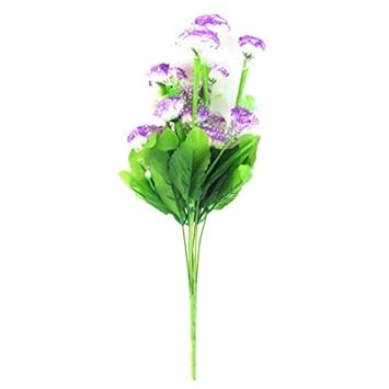 Amazoncom Edealmax Fleurs Artificielles Tissu Pourpre