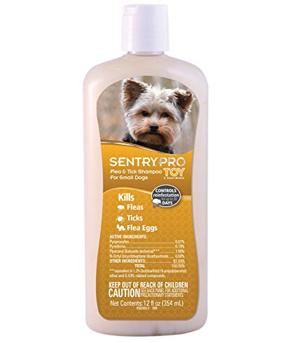 Sentry Pro Toy & Small Breed Dog Flea & Tick Shampoo, 12 fl. Oz., 12 FZ